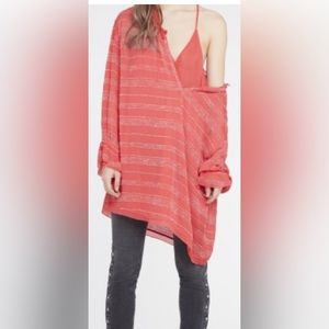 IRO long sleeve metallic dress